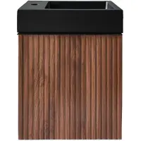Boss & Wessing Fonteinkast bws sona met verticaal reliëf soft-close hout