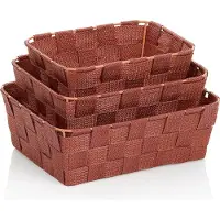 kela Opbergmand Alvaro Oranje (Set van 3)