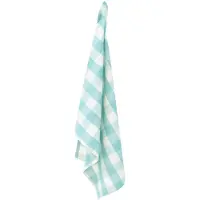 Clayre & Eef Blauw groene Keukendoek 50*70 cm CFA42CT