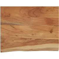 vidaXL Wandschap rechthoekig natuurlijke rand 50x40x3,8 cm acaciahout