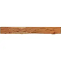 vidaXL Wandschap rechthoekig natuurlijke rand 140x20x3,8 cm acaciahout