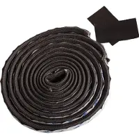 Yakiniku afdichting 380 x 3 x 0,8 cm vilt/fiberglass zwart