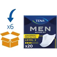 Tena Men (Active Fit) Level 2 | 6 pakken van 20 stuks