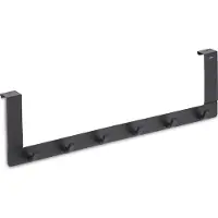 kela Deurhaak Colgar 6 Haken (20 mm) Zwart