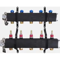 U-Tube Systems Open Kunststof Groot Volume Verdeler 7 Groeps
