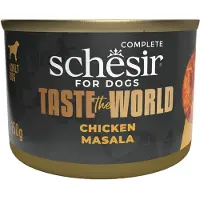 Schesir 8x Taste The World Hond Kip Masala 150 gr