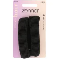 Zenner 4x Elastiek Donut Roll-up Zwart 2 Stuks