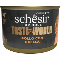 Schesir 8x Taste The World Hond Kip & Paella 150 Gr