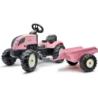Falk Tractor Country Farmer Set Pink 2+
