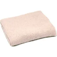I'm Dutch Lichtroze zachte sjaal met bruine lus - lichtroze omslagdoek acryl - grote wintersjaal - roze - 250 x 65 cm -