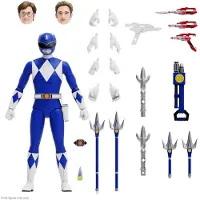 Super7 Mighty Morphin Power Rangers beeldje Ultimates Blue Ranger 18 cm
