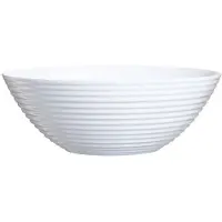 Luminarc Salade serveerschaal wit glas 27 cm - Saladeschalen