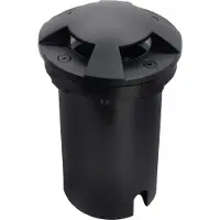 Ks Verlichting Deckgrondspot Rond Zwart Ø10,8cm