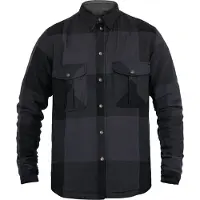 John Doe Motoshirt Big Block Grijs Zwart Maat 2XL