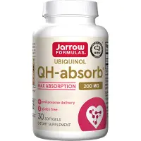 Jarrow Formulas QH-Absorb 200 mg | 30 Softgels | Ubiquinol co-enzym Q10 voor volwassenen (30 Softgels)