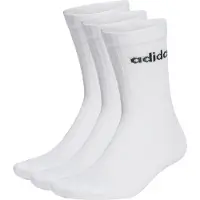 Adidas Sportsokken 'Linear Crew Cushioned 3 Pairs' zwart / wit
