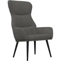 vidaXL Relaxstoel stof donkergrijs