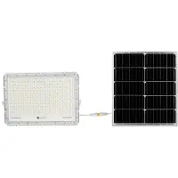 V-TAC 240W-W zonnepaneel schijnwerper, model 'VT 240W LED SOLAR FLOODLIGHT', met 20000mAh accu, afstandsbediening, IP65-bescherming en 3 meter kabel