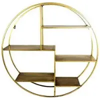 Ptmd Non-branded Wandrek Gordonville 26 X 92 cm Staal Goud