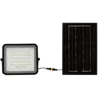 V-TAC Zwarte zonnepanelen met straallampen - Zwart - IP65 - 400 lumen - 6400K