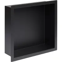 Saqu Shine inbouwnis 30x10x30cm mat zwart