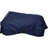 Bucas Deken Irish Turnout Extra 300gr Donkerblauw-goud - 155/208