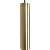 Ks Verlichting - hanglamp - Cylin - messing - GU10 - plafondlamp - dimbaar - hanglampen eetkamer - aluminium