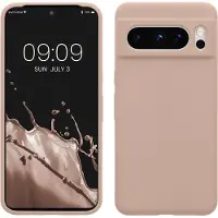 Kwmobile telefoonhoesje geschikt voor Google Pixel 8 Pro - Hoesje met siliconen coating - Smartphone case in mat oudroze