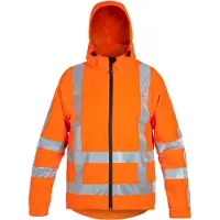 Hydrowear Boston Regenjack Fluor Oranje maat XL heren
