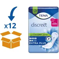 Tena Discreet Extra Plus | 12 pakken van 16 stuks