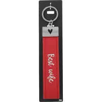 Depesche - Sleutelhanger "Do not forget me!" - motief 056 met de tekst "Best Wife"