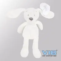 Vib - Pluche Konijn medium 35 cm - Wit - Babykleertjes - Baby cadeau - zwangerschap aankondiging - geboorte cadeau