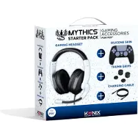 Konix Mythics Headset Bedraad Hoofdband Gamen Zwart, Wit