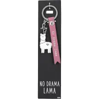 Depesche - Sleutelhanger "Do not forget me!" - motief 102 met de tekst "No Drama Lama"