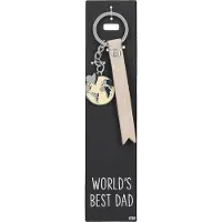 Depesche - Sleutelhanger "Do not forget me!" - motief 036 met de tekst "World's Best Dad"