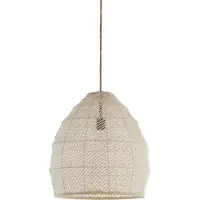 Light & Living Japandi Hanglamp Makassar Creme Ø 42cm