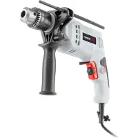 VARO Elektrische klopboormachine POWC10110 - 2 in 1: boren en hamerboren, 550 W boormachine, Links en rechts schroeven