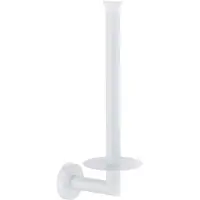 Guido Gusto Dubbele reserve rolhouder mat wit rond