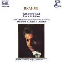 Naxos BRT Philharmonic Orchestra Brussels, Alexander Rahbari - Brahms: Symphony 1/Haydn Variations (CD)