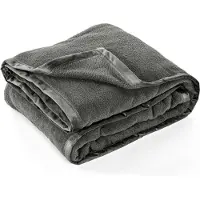 Tiseco HOME STUDIO - Plaid - LAMIS - 240x260 cm - Grijs