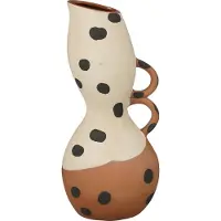 Mica Decorations Mica-roku vaas beige-l12.5xB8.5xH27.5