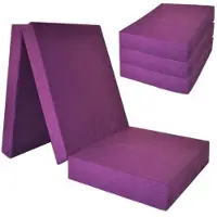 Viking Choice Logeermatras extra dik - violet - camping matras - reismatras - opvouwbaar matras - 195 x 80 x 15