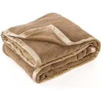 Tiseco HOME STUDIO - Plaid - LAMIS - 240x260 cm - Indian tan