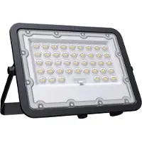 LumenXL Zwarte solar buiten wandlamp Nestor - 60W