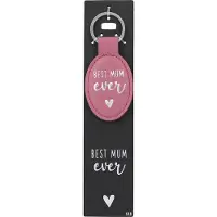 Depesche - Sleutelhanger "Do not forget me!" - motief 111 met de tekst "Best Mum Ever"