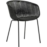 House Doctor Fauteuil, Hapur, Zwart