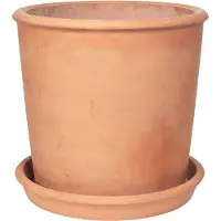 Broste Copenhagen Rolf bloempot terracotta Ø50cm - 14469050