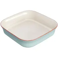 Denby Heritage Pavilion ovenschaal Blauw-beige, vierkant