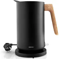 Eva Solo - Nordic Kitchen Waterkoker 1,5 liter - Zwart - Kunststof - Eikenhout