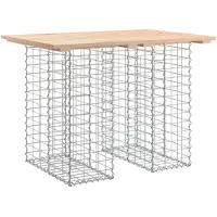 vidaXL Tuintafel schanskorfontwerp 100x70x72 cm massief grenenhout